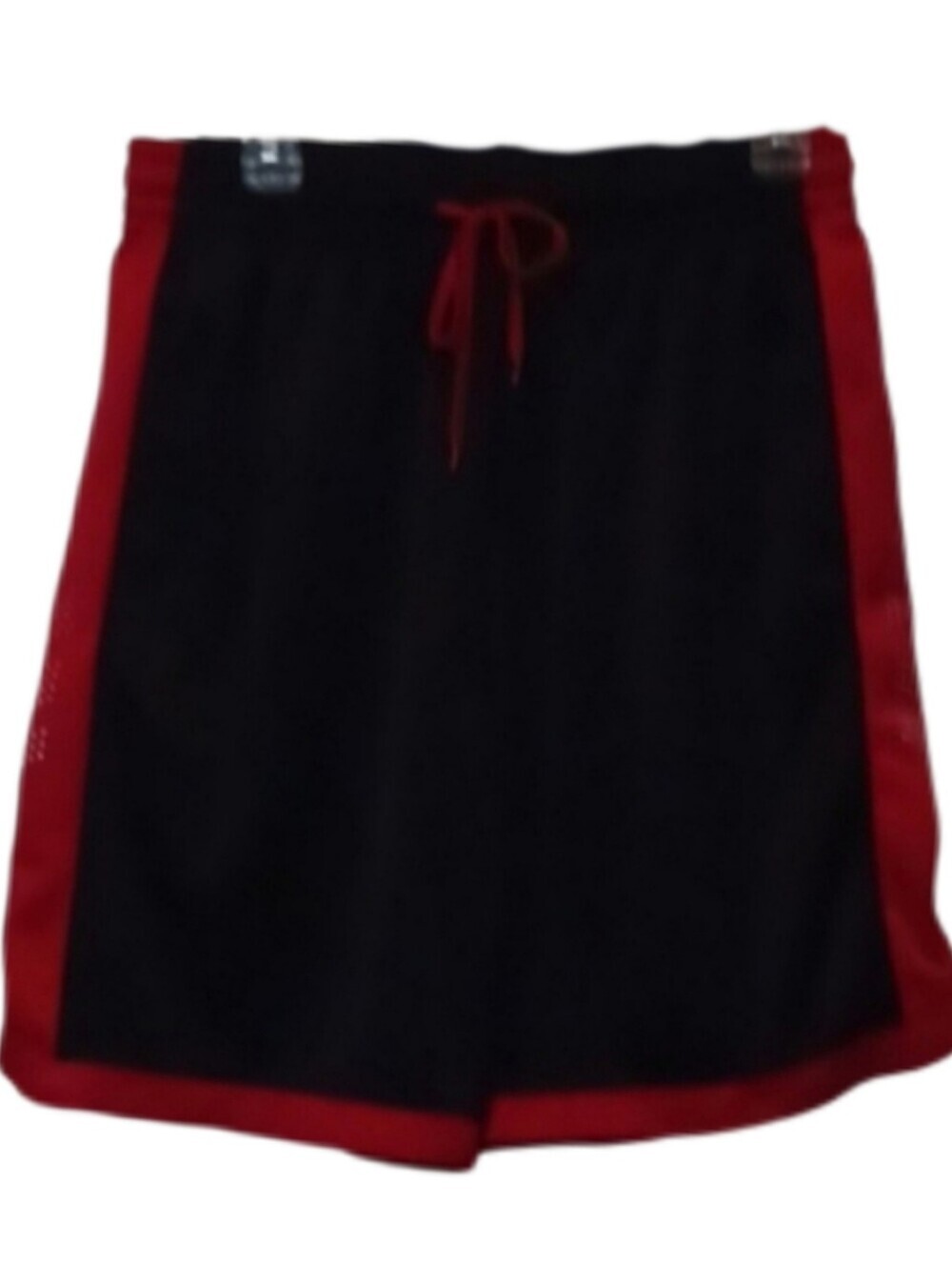 -- Spalding Black and Red Athletic Basketball Shorts Men's Size XLarge Casual